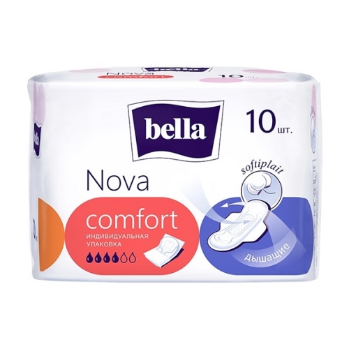 Белла Нова Комфорт Софтиплайт Эйр Прокладки гигиен 10шт Bella Nova