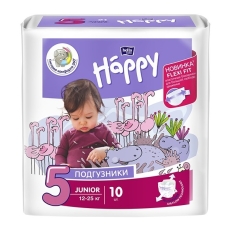 Белла Бэби Хеппи Подгузники джуниор 12-25кг 10шт Bella Baby Happy