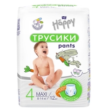 Белла Бэби Хэппи Подгузники-трусики Макси №12 Bella Baby Happy 