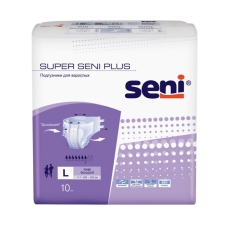Сени Супер Плюс Подгузники для взрослых р.L №10 Лардж Seni Super Plus