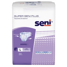 Сени Супер Плюс Подгузники для взрослых р.L №30 Лардж Seni Super Plus