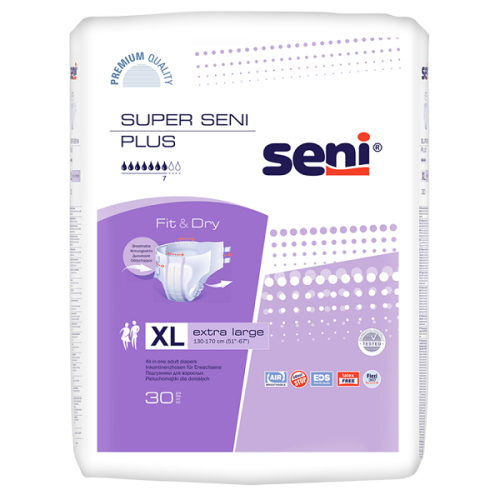 Сени Супер Плюс Подгузники для взрослых р.XL 30шт. Seni Super Plus