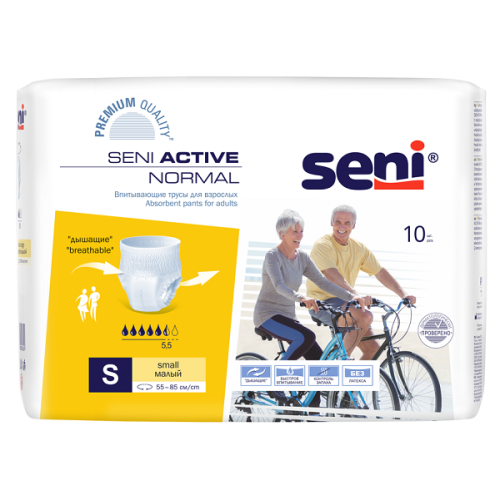 Сени Seni Актив Нормал Трусы впитывающие р.S 10шт. Seni Active Normal