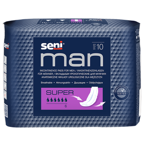 Сени Мэн Супер Вкладыши урологические 10шт. д/мужчин Seni Man Normal