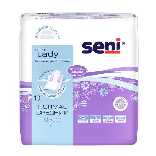 Сени Леди Нормал Прокладки урологические 10шт. Seni Lady Normal