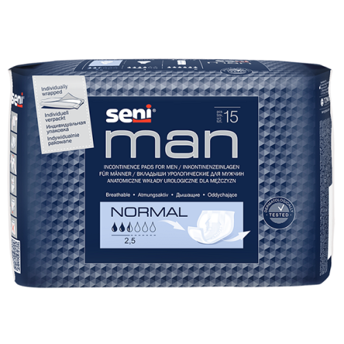 Сени Мэн Нормал Вкладыши урологические 15шт. д/мужчин Seni Man Normal