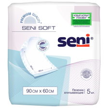 Сени Софт Пеленки впитыв. 90х60см №5 Seni Soft