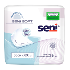 Сени Софт Пеленки впитыв. 60х60см 5шт. Seni Soft