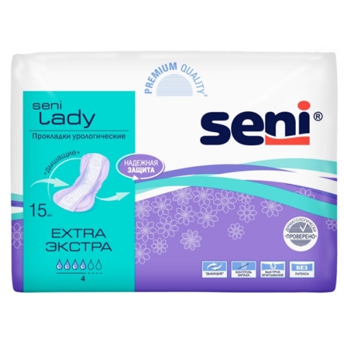 Сени Леди Экстра Прокладки урологические 15шт. Seni Lady Extra