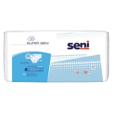 Сени Супер Подгузники для взрослых р.M 30шт. 75-110см Seni Super