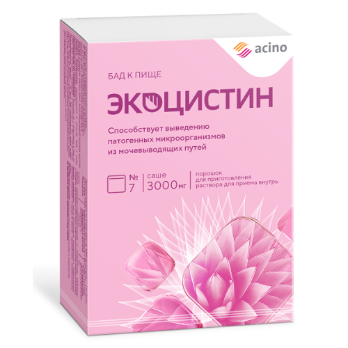 Экоцистин порошок 3000мг саше №7