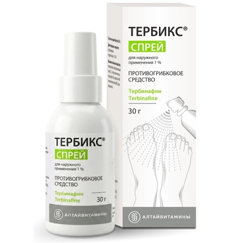 Тербикс спрей 1% 30г