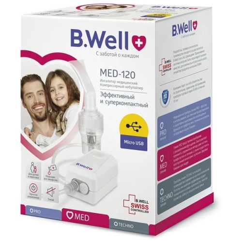 Ингалятор B.Well MED-120 компрессорный