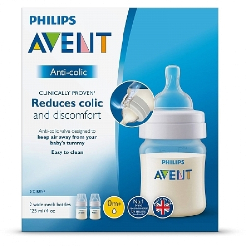 Авент Бутылочка Anti-colic 125мл 2шт.