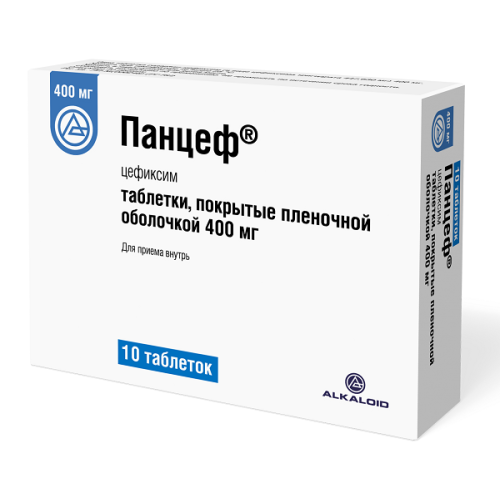 Панцеф таблетки 400мг №10