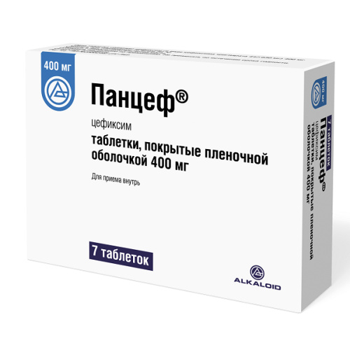 Панцеф таблетки 400мг №7