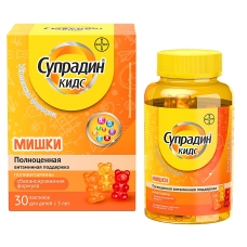 Супрадин Кидс Мишки пастилки жеват 4г №30