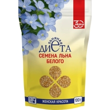 Женская красота Семена льна белого пакет 100г