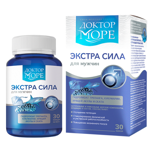 Доктор Море Экстра Сила для мужчин капсулы №30