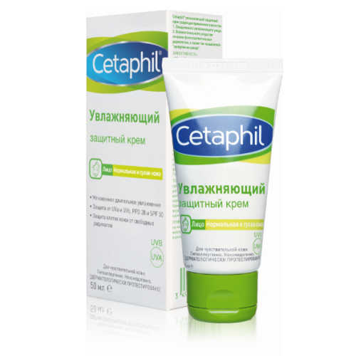 Сетафил Cetaphil крем увлажняющий защитный 50мл