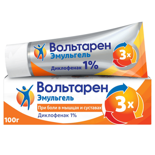 Вольтарен Эмульгель гель 1% 100г
