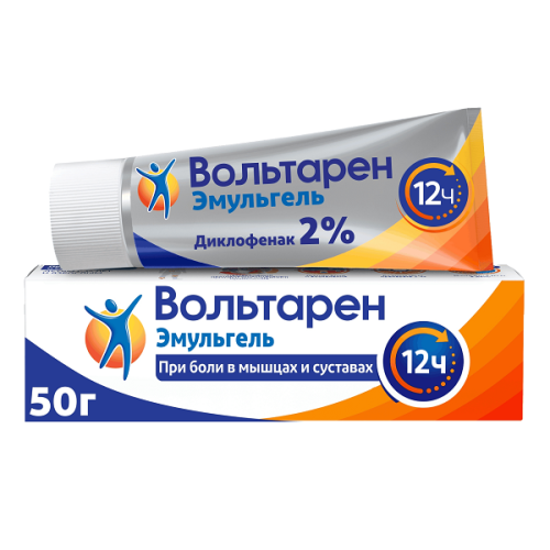 Вольтарен Эмульгель гель 2% 50г