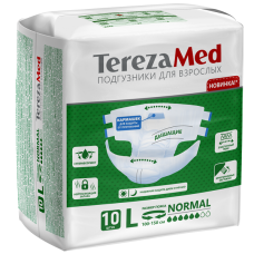 ТерезаМед Подгузники д/взрослых р.L №10 Нормал TerezaMed 