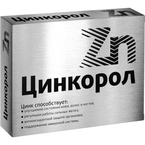 Цинкорол таблетки №30 Витамир Цинк Цитрат