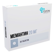 Мемантин таблетки 20мг №30
