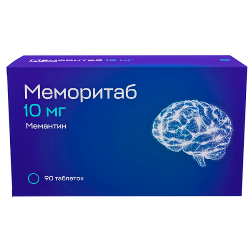 Меморитаб таблетки дисперг 10мг №90