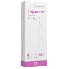Тирзетта раствор 10мг/0,5мл №4 шприц в автоинжект д/п/к введ 