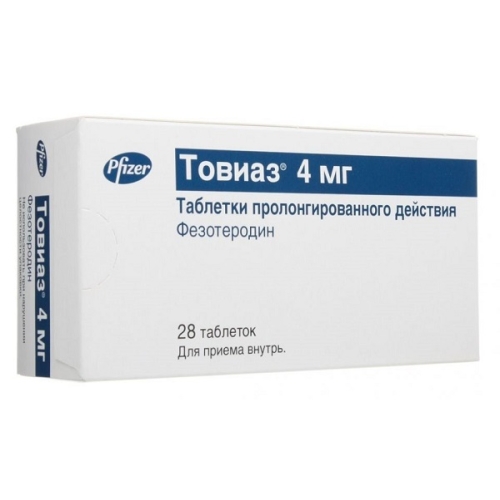 Товиаз таблетки 4мг №28