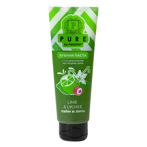 ПрезиДЕНТ Зубная паста Pure By Лайм и личи 100г
