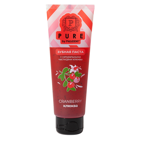 ПрезиДЕНТ Зубная паста Pure By Клюква 100г