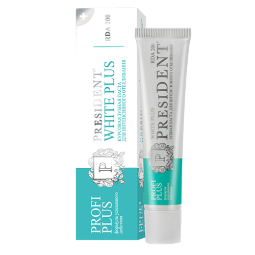 ПрезиДЕНТ Зубная паста Profi White plus 30г