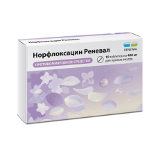 Норфлоксацин Реневал таб. 400мг №10