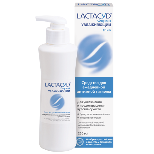 Лактацид LACTACYD ФАРМА Увлажняющий средство для интимной гигиены 250мл