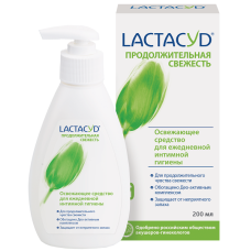 Лактацид LACTACYD Продолжительная Свежесть средство для интимной гигиены 200мл