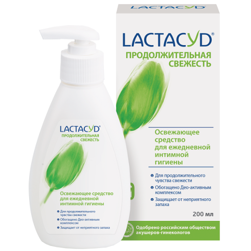 Лактацид LACTACYD Продолжительная Свежесть средство для интимной гигиены 200мл