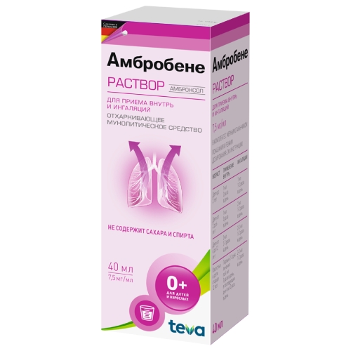 Амбробене раствор 7,5мл/мл фл. 40мл