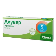 Диувер таблетки 5мг №20