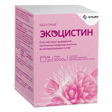 Экоцистин порошок 3000мг саше №20
