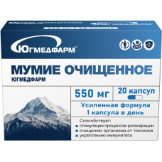 Мумие очищенное капсулы №20 Югмедфарм (БАД)