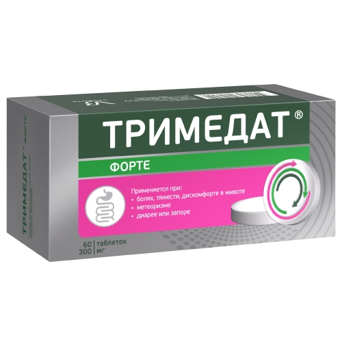 Тримедат форте таблетки 300мг №60