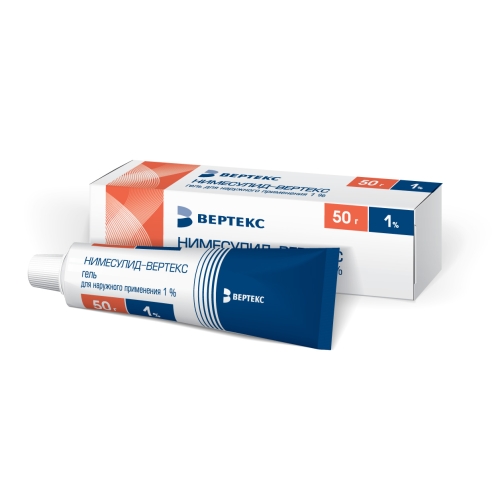 Нимесулид-Вертекс гель 1% 50г