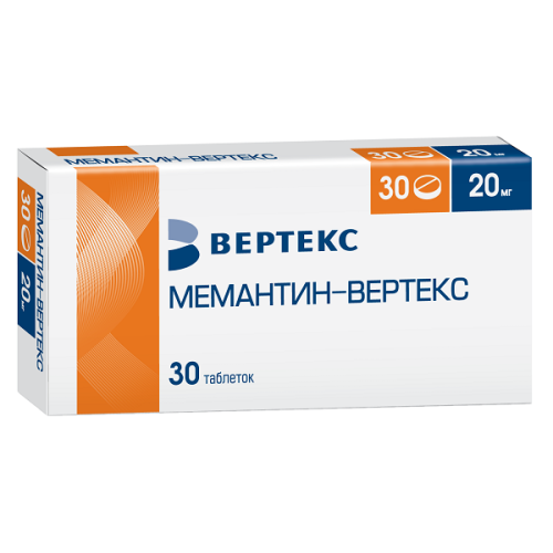 Мемантин Вертекс таблетки 20мг №30