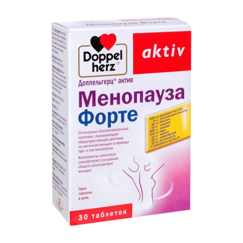Доппельгерц Актив Менопауза Форте таб 1520мг №30