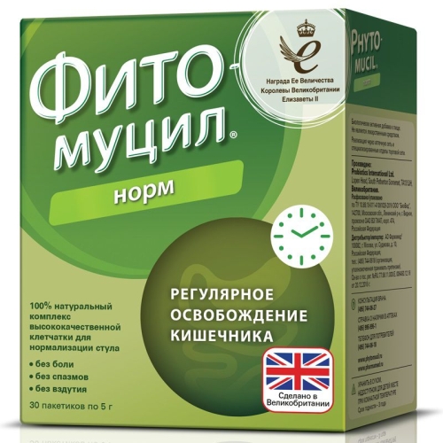 Диет Формула Фитомуцил Норм пор д/внутр примен 5г №30