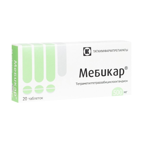 Мебикар таб 500мг №20