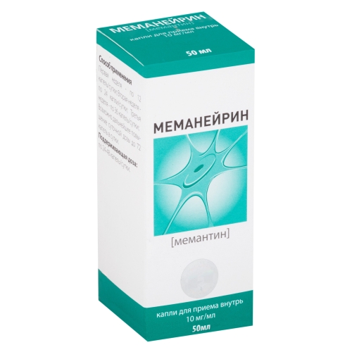 Меманейрин капли д/внутр примен фл 50мл